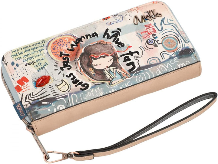 Anekke Zip wallet L, kombi(funmusic), Gr.