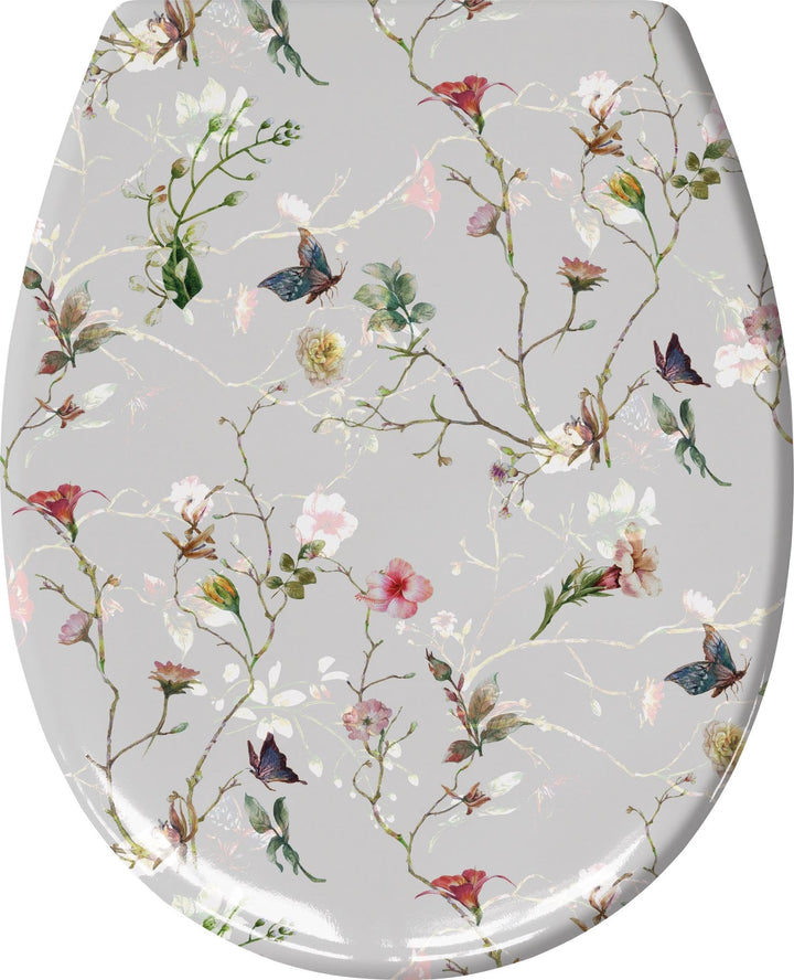 Kleine Wolke WC-Sitz Flores mit Absenkautomatik, Farbe: Multicolor, Material: Duroplast, Grösse: 37x