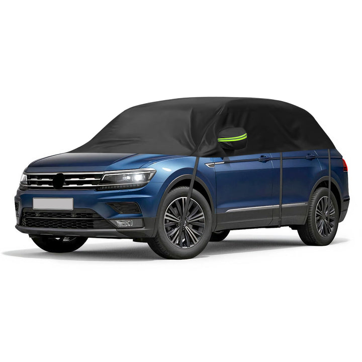 Autoabdeckung Wasserdicht Ersatz für VW Tiguan (SWB) 2007-2018/2016-2023, Halbgarage, Autohülle Auto