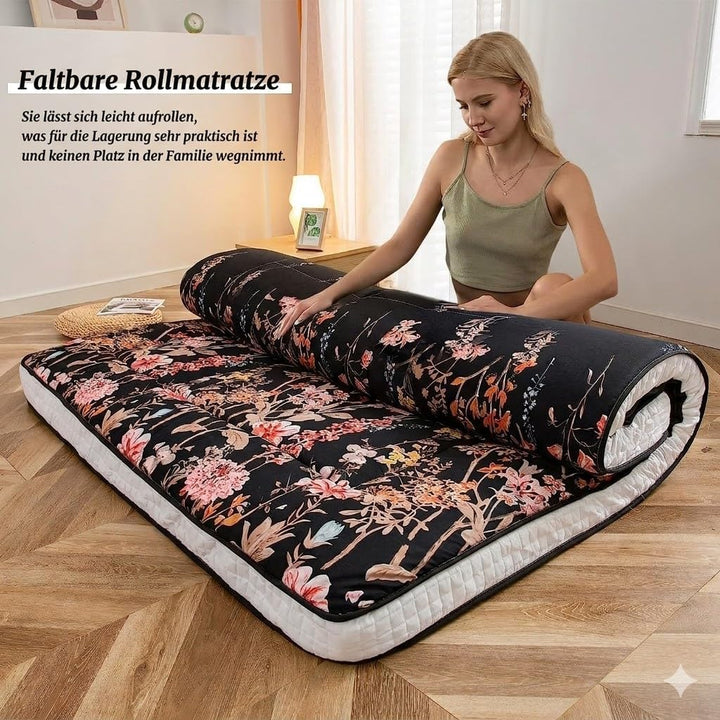 MAXYOYO Futon-Matratze, Gepolsterte Japanische Bodenmatratze Gesteppte Bett Matratzenauflage, Extra