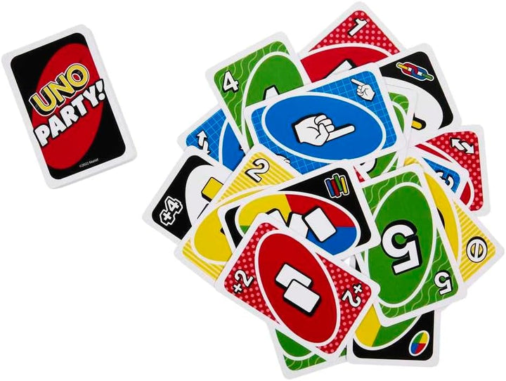 UNO Party - Spannendes Kartenspiel für grosse Gruppen, 6-16 Spieler, Neue Regeln &amp; schnelles Spielve