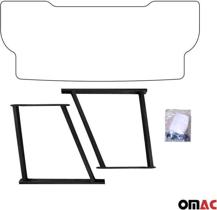 OMAC 2X Konsolen Kompitabel mit Multiflexboard T6 Multivan 2015-2023 | Halterung Zuschnittvorlage Zu