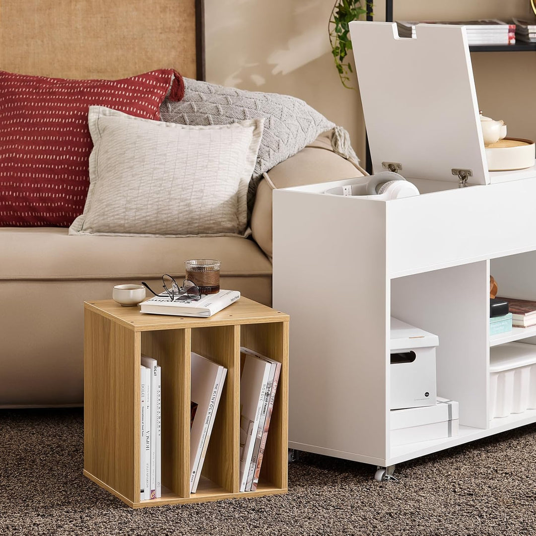 SoBuy Aktenschrank Aktenschrankwagen Druckertisch Druckerständer Rollcontainer mit 4 Rollen Lagersch