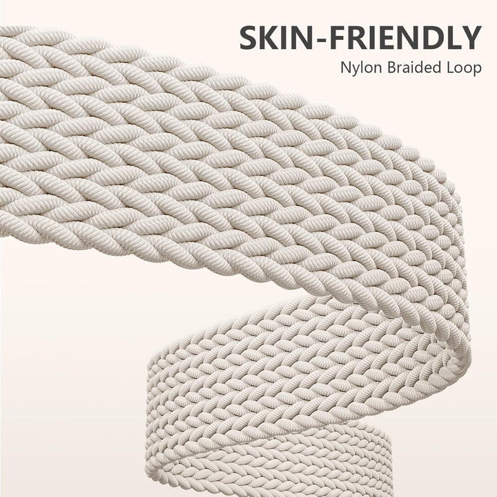 Armbänder Kompatibel mit Fitbit Versa 3/ Versa 4 Armband Damen Herren, Weich Elastisch Nylon Ersatzb