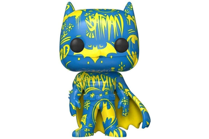 Funko POP! Art Series: DC Comics #02 - Batman [Blue & Yellow] Artist Series Exclusive with Hard Stac