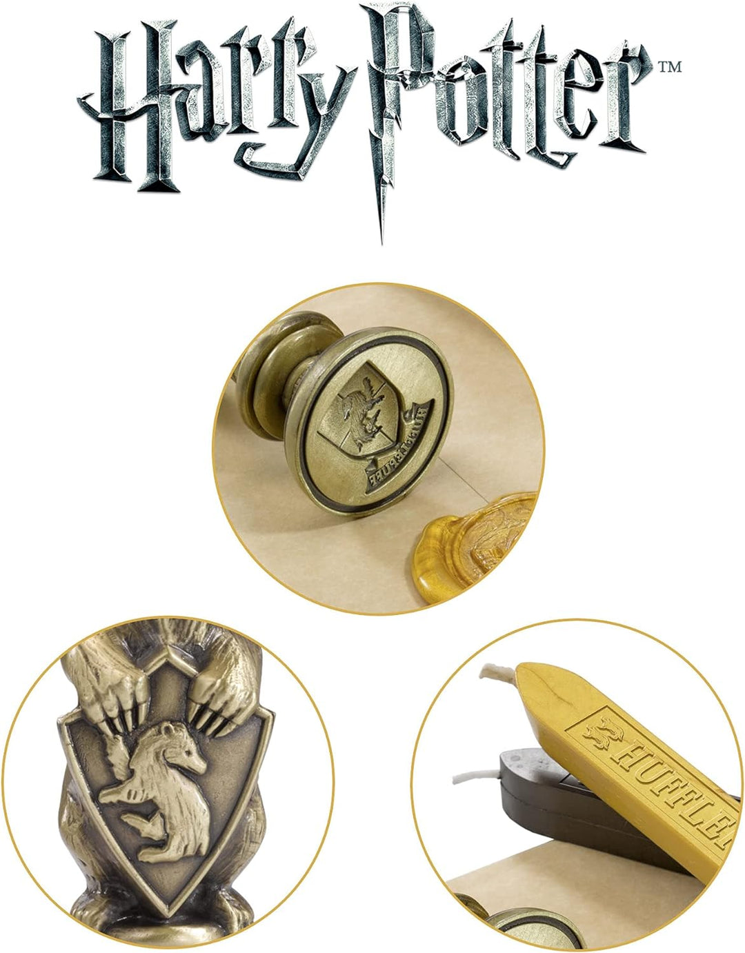 The Noble Collection Hufflepuff Wachssiegel Harry Potter