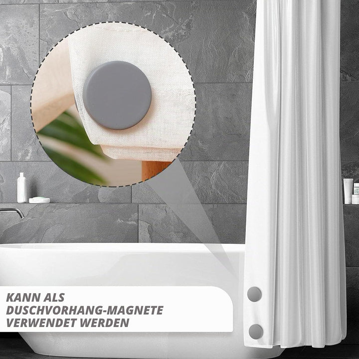 Jetec Runde Magnetische Gardinen Gewichte Magnet Duschvorhang Gewichte Starke Tischdecken Magnet Was