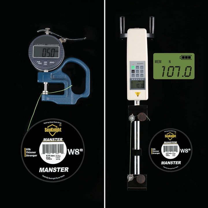 SeaKnight W8 II 8 Fach Angelschnur Geflochten Salzwasser 150M/300M/500M PE Geflochtene Angelschnur 8