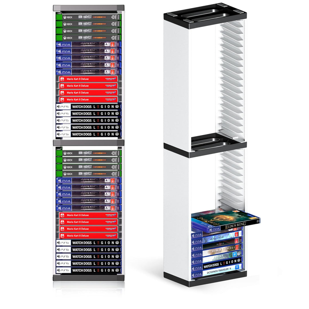 Videospielkarten-Box, Aufbewahrungsständer für PS5/PS4/Nintendo Switch/Xbox Series S & X/Xbox One Sp