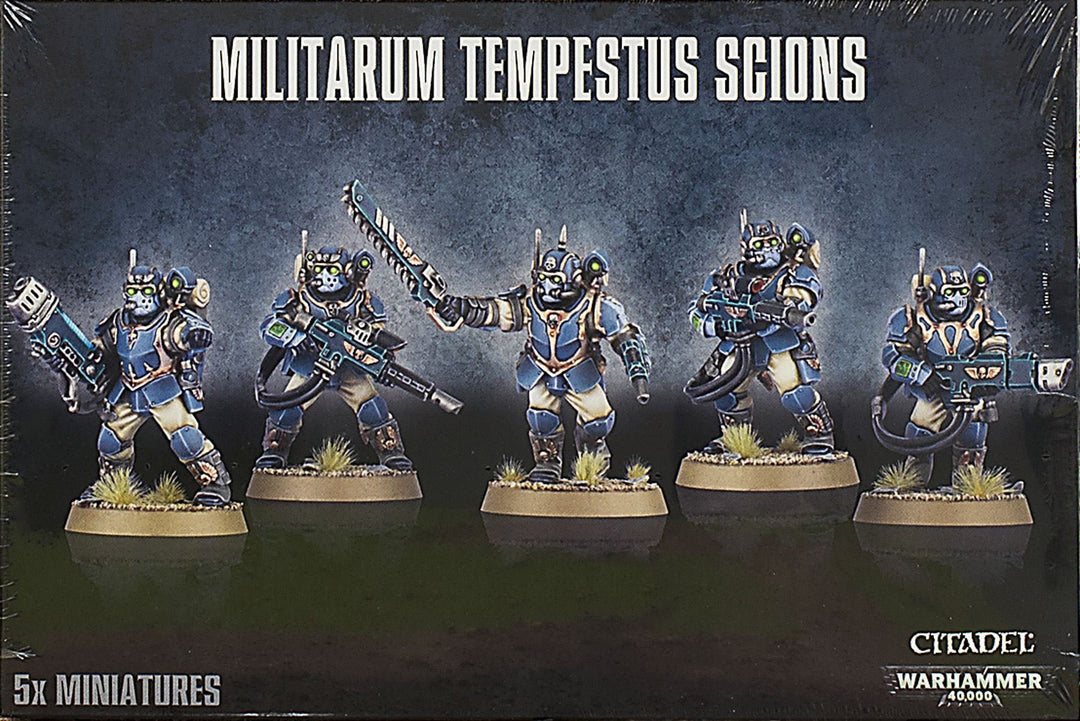 Games Workshop 99120105055 Militarum Tempestus Scions Tischplatte und Miniatur-Spiel, Mittel