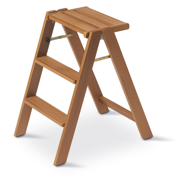 OSIMO Hocker, Holz - 3 Stufen - abschliessbar - Kirsche - Arredamenti Italia