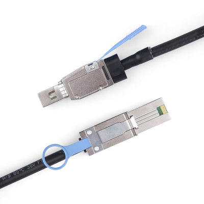 10Gtek® External Mini SAS HD SFF-8644 zu Mini SAS SFF-8088 Hybrid Kabel, 3-Meter(9.8-ft) 3m SFF-8644