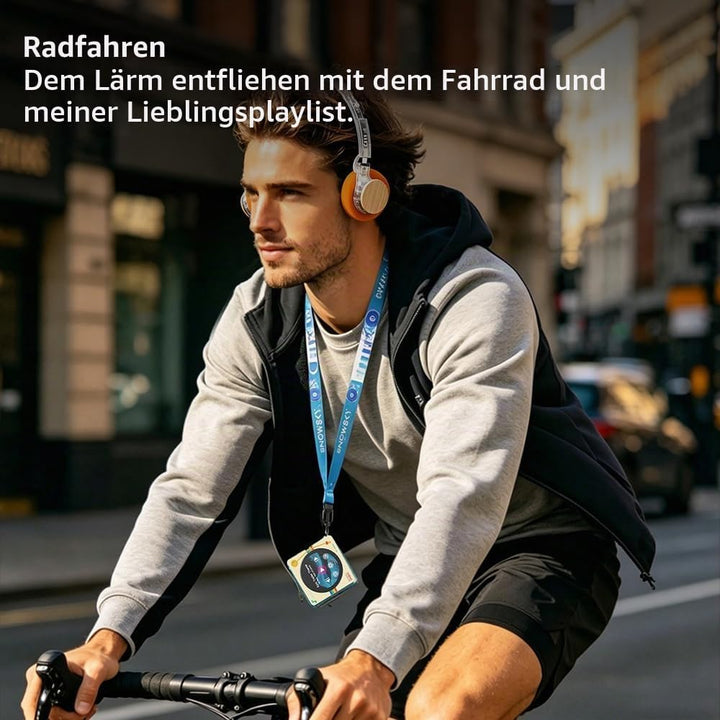FIIO DISC Tragbarer HiFi-Musik-Player, Dual-DAC-Digital-Audio-Player mit 3,5-mm- und 4,4-mm-Ausgänge