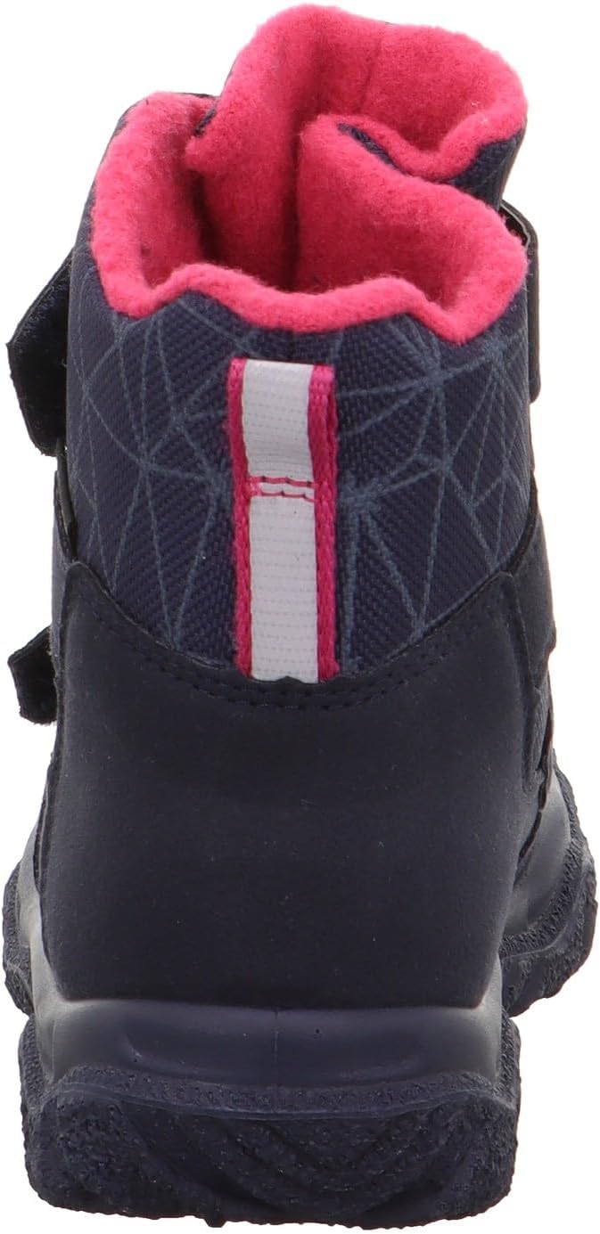 Superfit Mädchen Husky Warm Gefütterte Gore-tex Schneestiefel 26 EU Weit Blau Pink 8020, 26 EU Weit