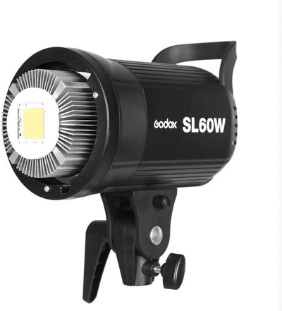 GODOX SL-60W LED Video Licht und 60 x 60 cm Softbox, Lichtständer, Wabenraster, kompatibel für Films