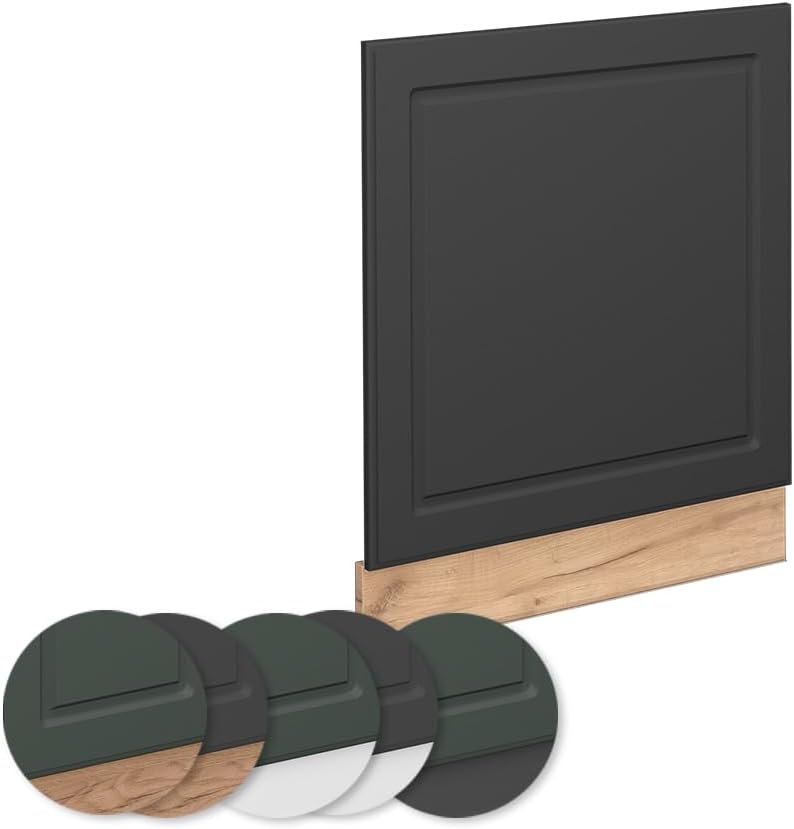 Vicco Frontblende Fame-Line, Anthrazit-Gold/Goldkraft Eiche, 60 cm ohne Arbeitsplatte Anthrazit-gold
