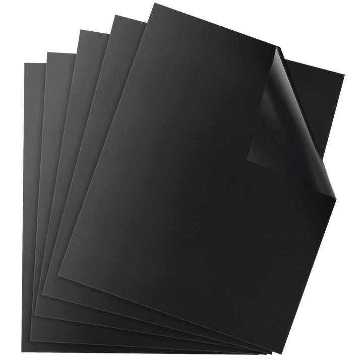 DIKER BBQ Grillmatte, Antihaft 5er Set 40x60cm, Backmatte für Holzkohle & Backen, Backpapier Wiederv