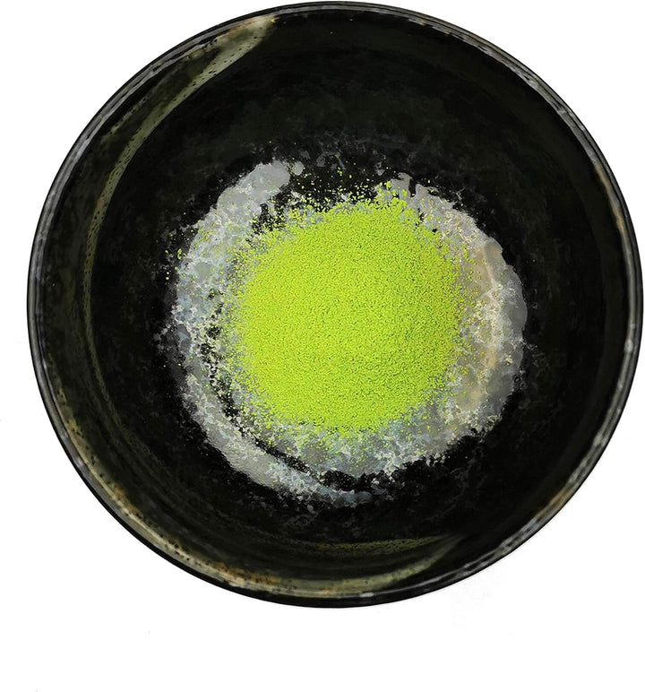TeaClub Matcha Schale Schwarz-Grau 400ml, Chawan aus Japan für Matcha Zubereitung und Teezeremonie