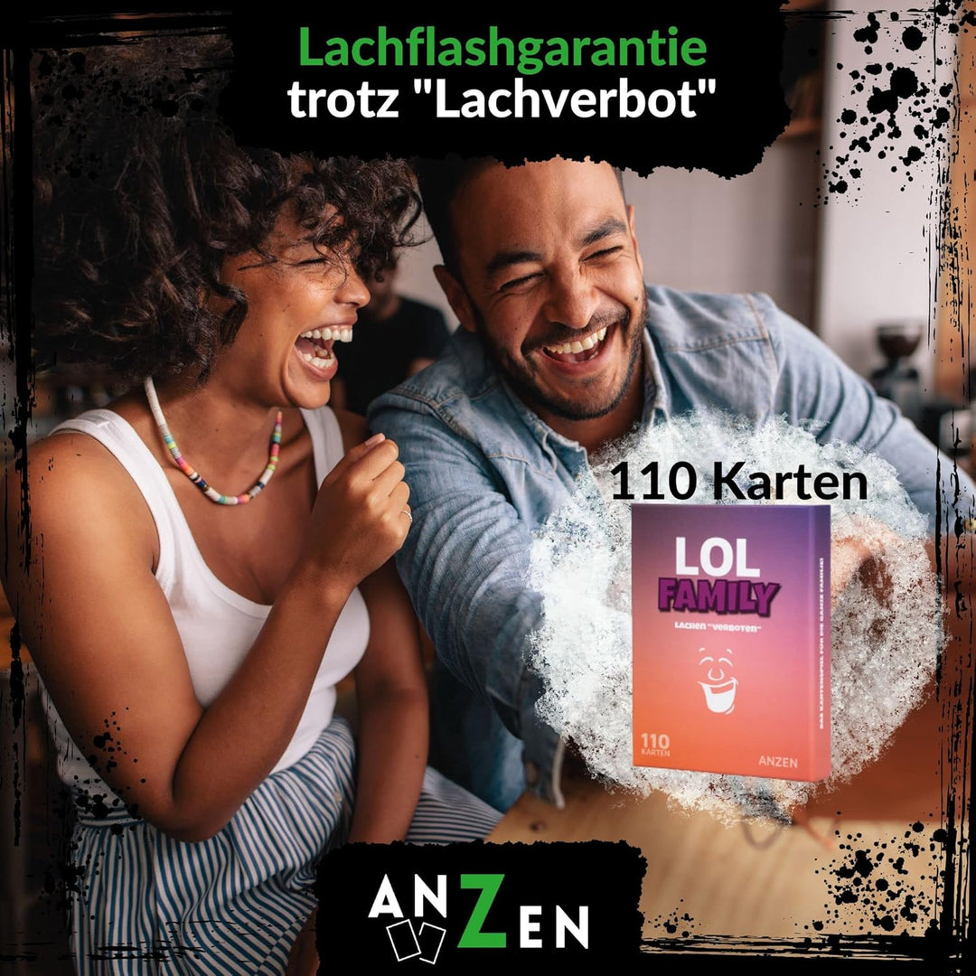 LOL FAMILY – Lachen verboten | lustiges Kartenspiel ab 8-10 Jahre-n | Geschenk-e für Mädchen & Junge
