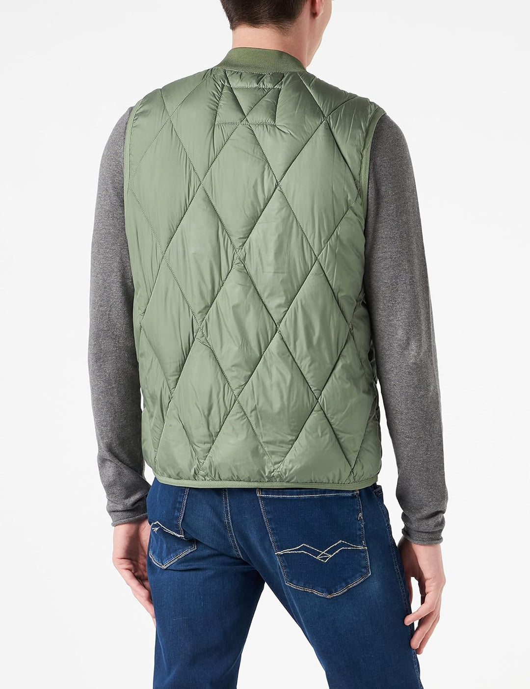 s.Oliver Herren Weste ärmellos L khaki/oliv, L khaki/oliv