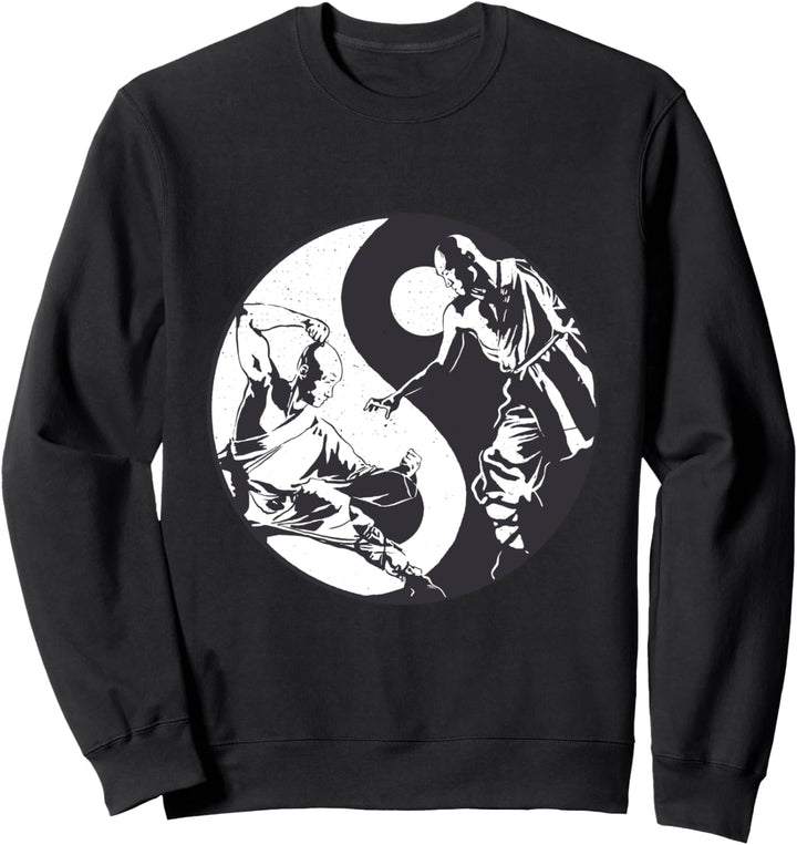 Shaolin Martial Arts Kung Fu Yin Yang MMA Chinesisch Vintage Sweatshirt