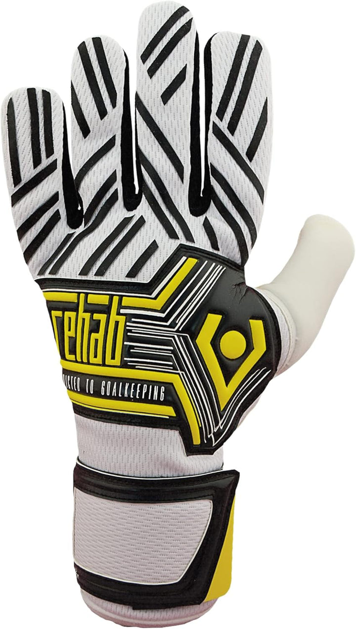 Rehab Master CG2 NC TW-Handschuhe Herren Weiss Schwarz Gelb 10, Weiß Schwarz Gelb 10