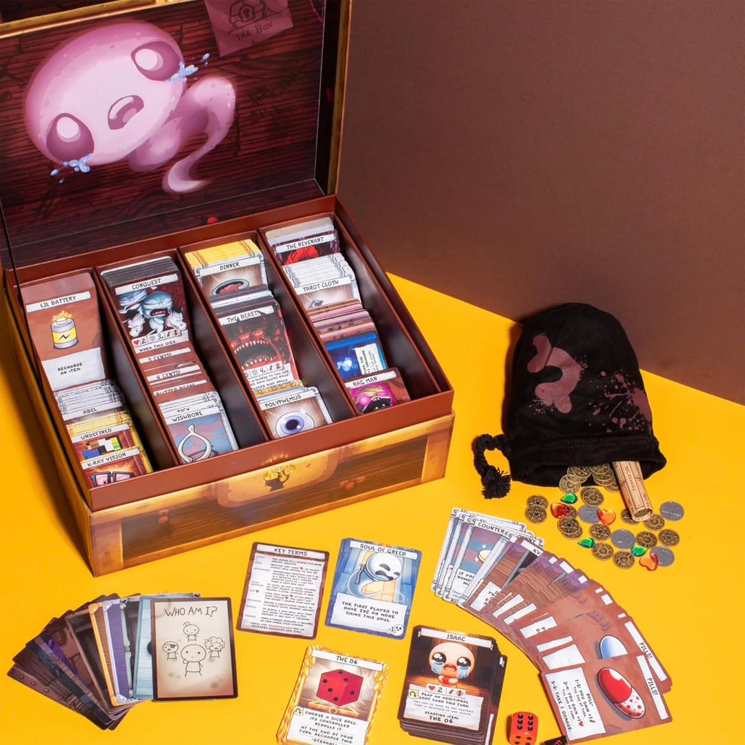 Maestro 76243 Binding of Isaac: Four Requiem-The Ultimate Collection-EN Boardgame, Bunt, Rechteckig
