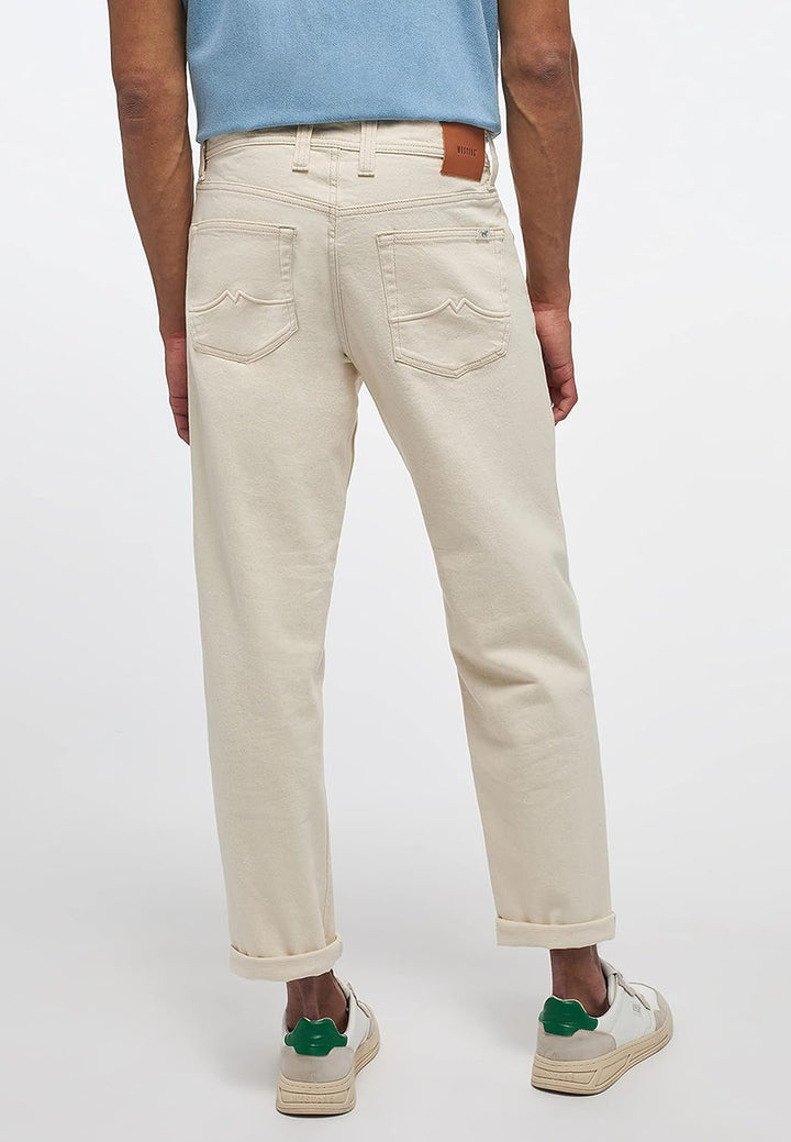 MUSTANG Herren Jeans Hose Style Denver Cropped 31W / 30L Whisper White, 31W / 30L Whisper White