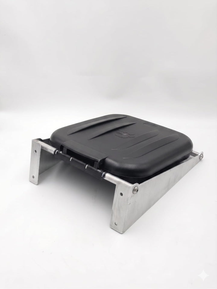 Müllsack Wandhalterung mit Deckel | 70-120L | Abfallbehälter Aluminium Müllsackhalter wandmontage |