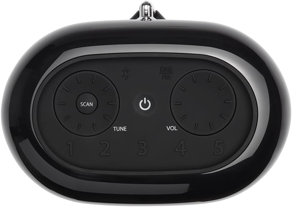Tragbares leistungsstarkes DAB/DAB+/FM-Radio mit Bluetooth