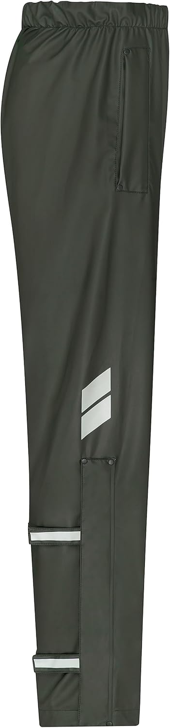 James & Nicholson Workwear Regenhose - Praktische Regenhose zum Überziehen 60 Olive, 60 Olive