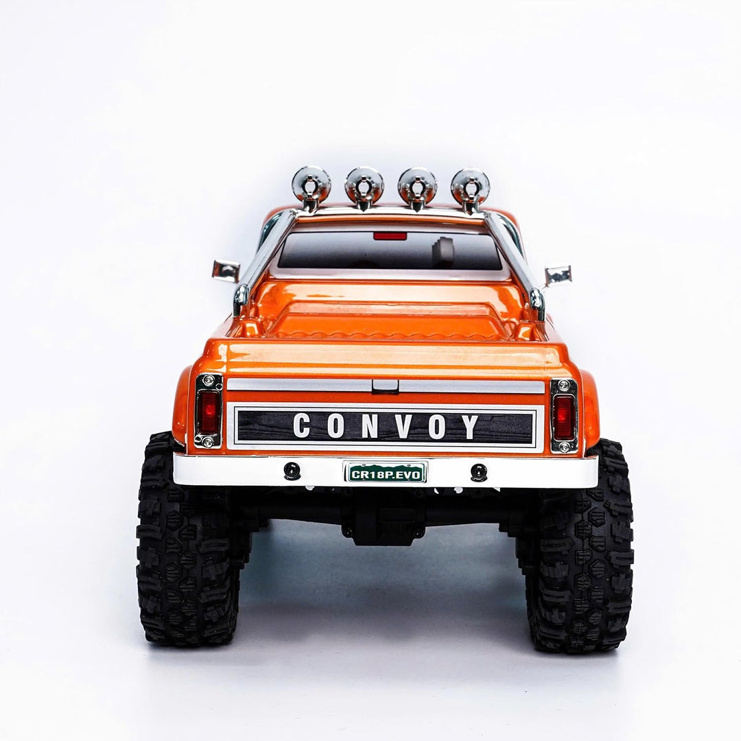 HOBBYPLUS CR18P EVO 2 Rock RC Crawler - 1/18 Scale Mini RC Crawler mit Zwei-Gang-Getriebe, Ganzmetal