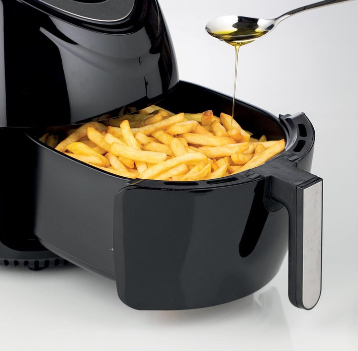 Ariete Airy Fryer XXL 4618, Heissluftfritteuse 5,5 Liter, 60-Minuten-Timer, LCD- und Touchscreen mit