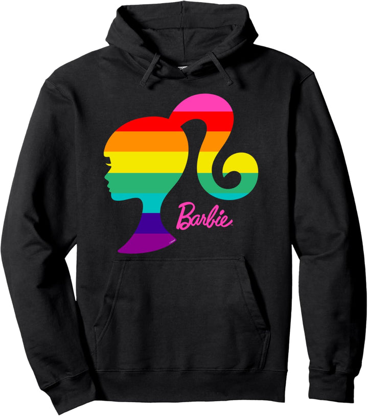 Barbie, Regenbogen, Logo Pullover Hoodie