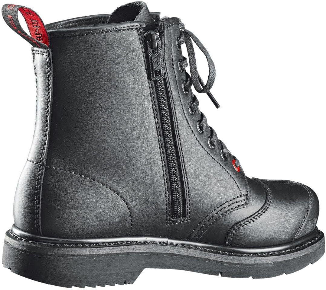 Held Yune Damen Motorradschnürstiefel Kurz - Rindleder - Vibram Sohle 39 EU Schwarz, 39 EU Schwarz