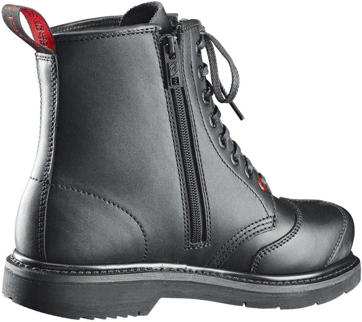 Held Yune Damen Motorradschnürstiefel Kurz - Rindleder - Vibram Sohle 39 EU Schwarz, 39 EU Schwarz