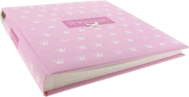 goldbuch 15087 Babyalbum Kleine Prinzessin, 30 x 31 cm, Baby Fotoalbum mit 58 weissen Blankoseiten &