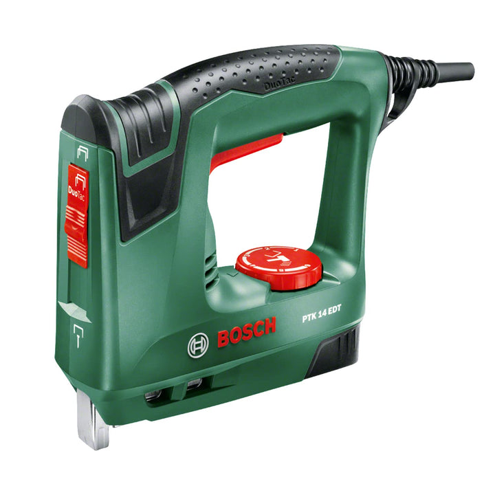 Bosch Elektrotacker PTK 14 EDT, 1000 Klammern, Karton (30 min-1 Schläge, Nägel: 14 mm, 1,1