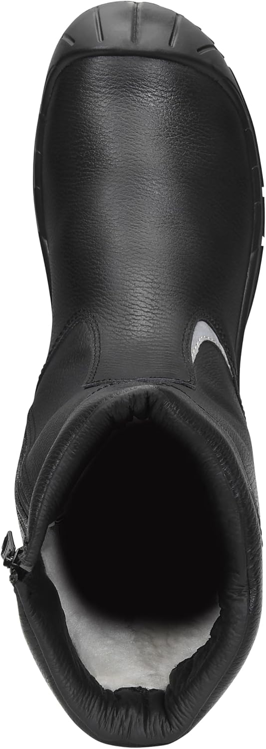 ELTEN Sicherheitsschuhe Will S3 CI, Damen und Herren, Leder, Stahlkappe, robust 36 EU Schwarz, 36 EU