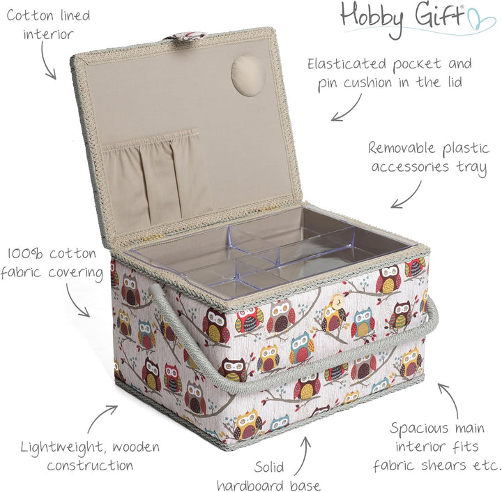 Hobby MRL 95 Gift Grosse Nähkiste, Johlen, 23.5 x 31 x 20cm, Johlen
