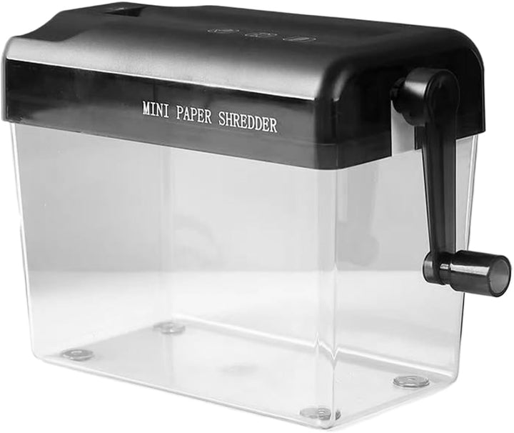 Manueller Aktenvernichter, manueller Aktenvernichter für den Schreibtisch, kompakte Aktenvernichter,