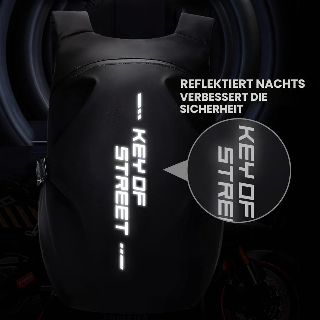 Motorradrucksäcke für Herren, wasserdichter Helmrucksack, Motorradzubehör, Laptoptaschen, Reiserucks