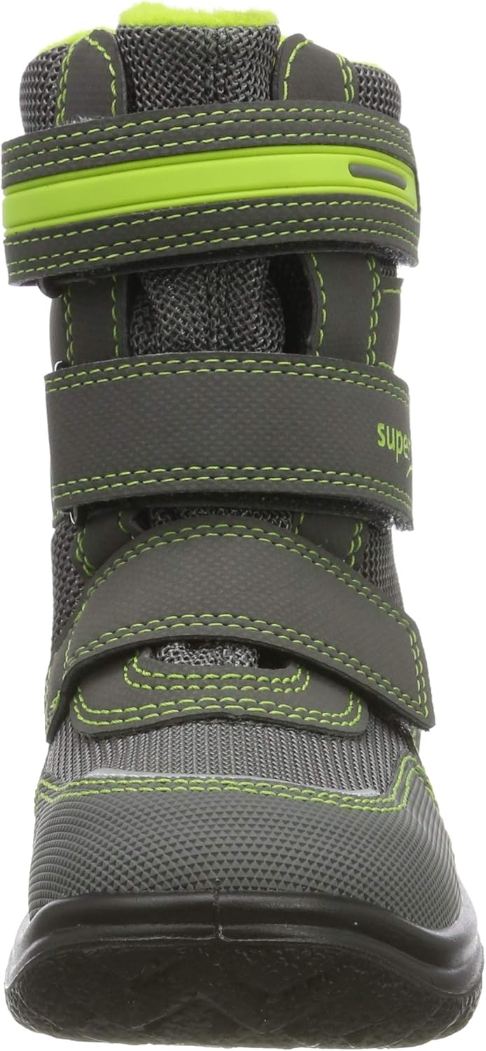Superfit Jungen Snowcat Warm Gefütterte Gore-tex Schneestiefel 20 EU Weit Grau Grau Gelb 20, 20 EU W