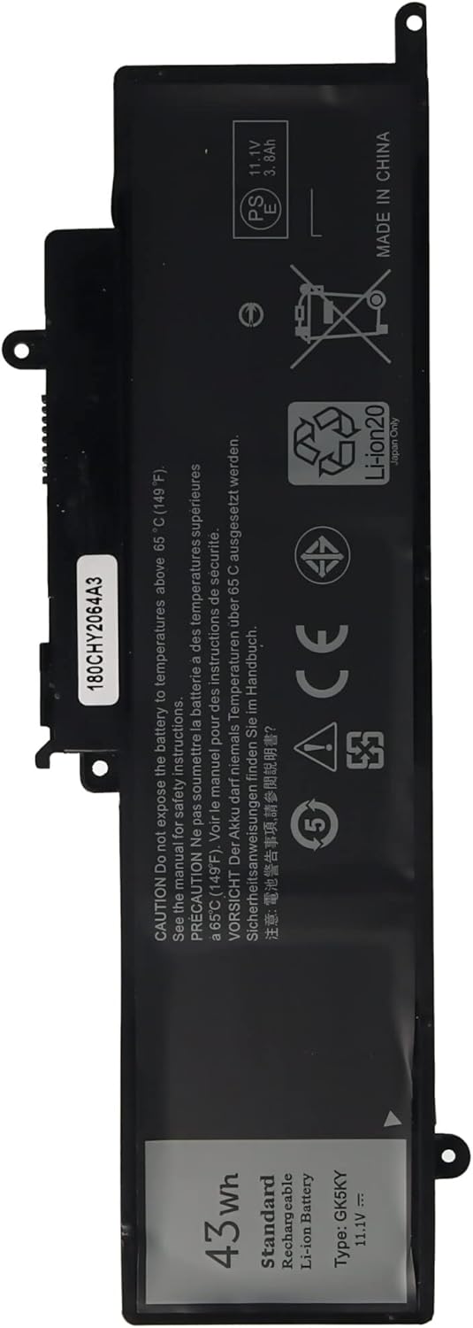 Akku passend für Dell Inspiron 11-3147, 11-3148 Akku 04K8YH, 0WF28, 4K8YH, GK5KY, 11,1V 3200mAh 25,2