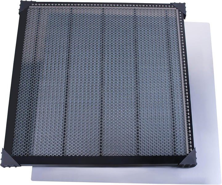 Laser Wabentisch 500x500mm mit Aluminiumplatte, Wärmeableitung & Untergrundschutz, Mit X/Y Präzision