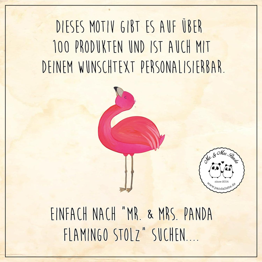 Mr. & Mrs. Panda Motiv WC Sitz Flamingo stolz - Geschenk, Schwester, Selbstliebe, Selbstakzeptanz, T