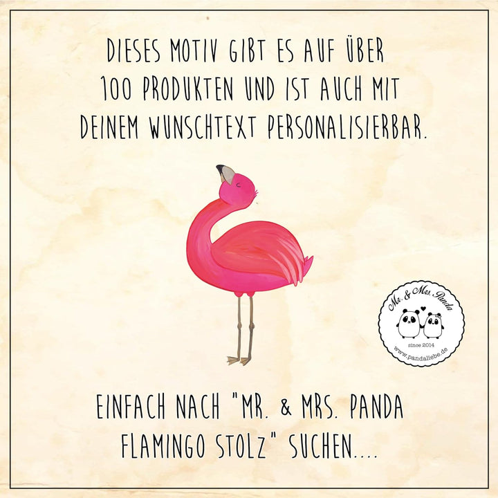 Mr. & Mrs. Panda Motiv WC Sitz Flamingo stolz - Geschenk, Schwester, Selbstliebe, Selbstakzeptanz, T