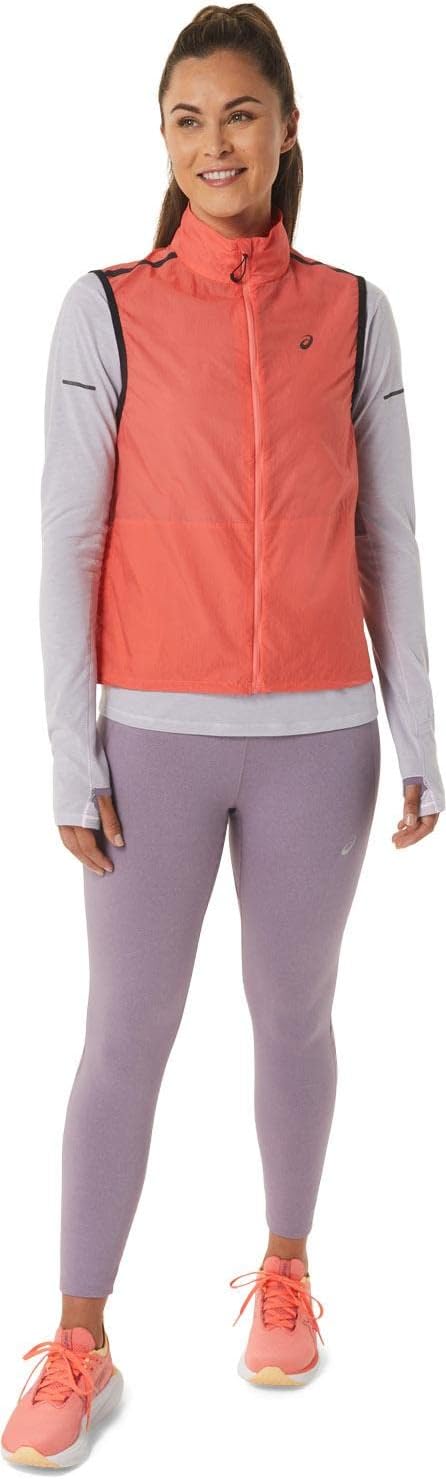 ASICS Metarun Weste Damen Herren, Rot XS