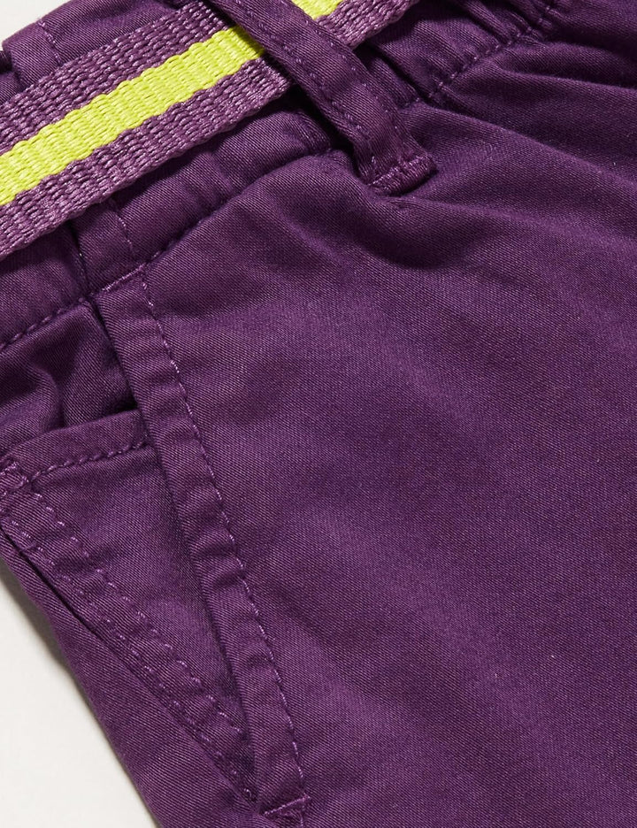 s.Oliver Mädchen Hose mit Gürtel, Mom Fit, 134