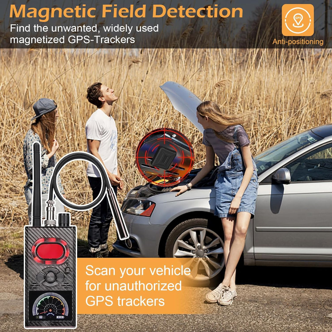 Wanzen Detektor RF Wireless,Wanzendetektor GPS Spy Finder,Versteckte Kamera Detector für GSM Tracker